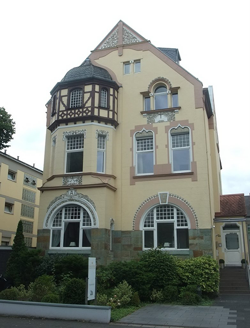 Blick auf das Hotel Villa Godesberg
