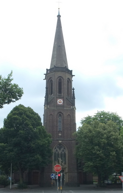 Blick auf den Turm der St. Marienkirche