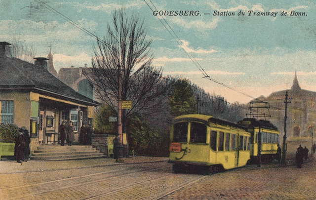 Postkarte der ehemaligen Wartehalle