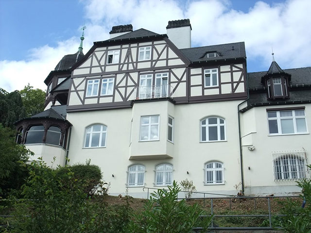Blick auf die Villa Deichmann