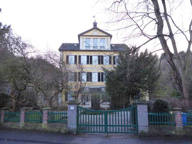 Blick auf die Villa Köhler Simons